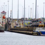 Die erste Gatún Schleuse
