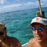 Kleiner Dinghy-Ausflug mit Lorenz zum Riff